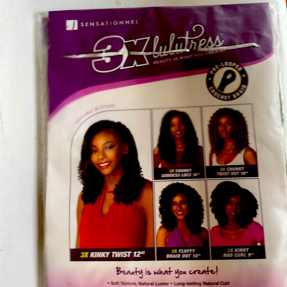 Hair pieces. 3 brand new. Change your style in minutes